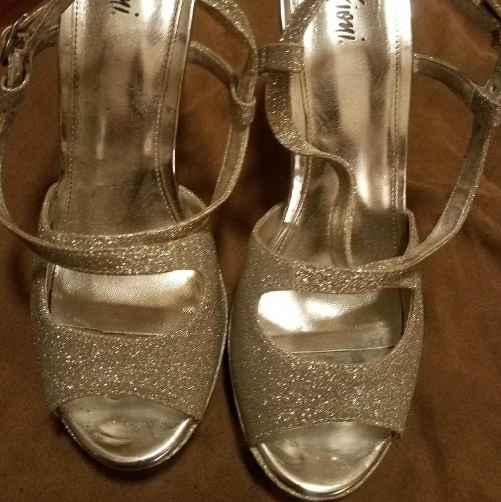 Silver shoes